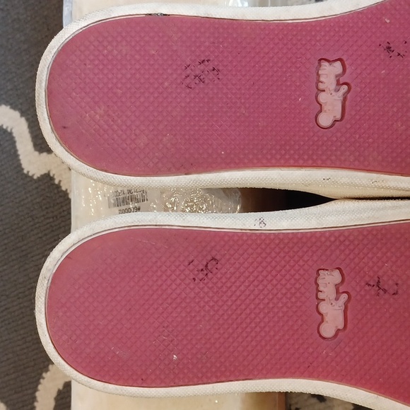 Coach Pink/Blush Heart Slip on Sneakers Women's 7 - Picture 10 of 16